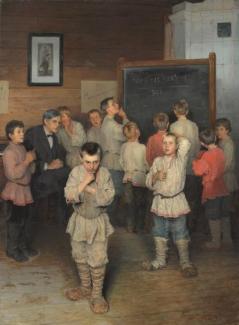 Nikolay Bogdanov-Belsky. "Mental Calculation. In Public School of S. A. Rachinsky" (1895)